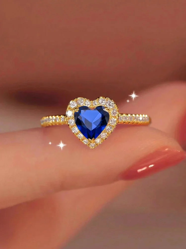 925 Sterling Silver Love Heart Ring
