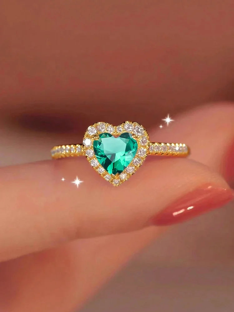 925 Sterling Silver Love Heart Ring