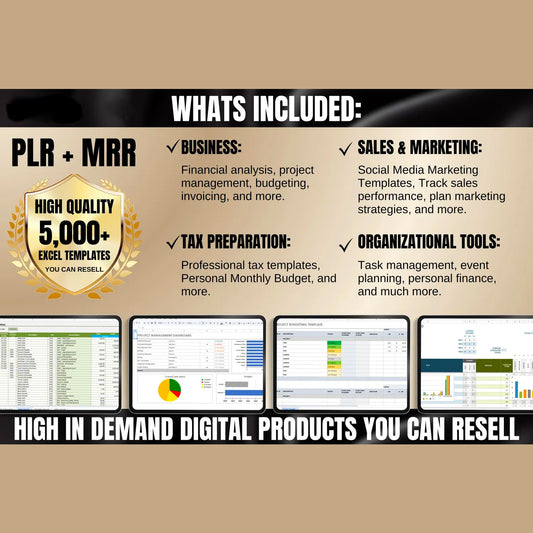 5000+ Ultimate Excel Spreadsheet Templates