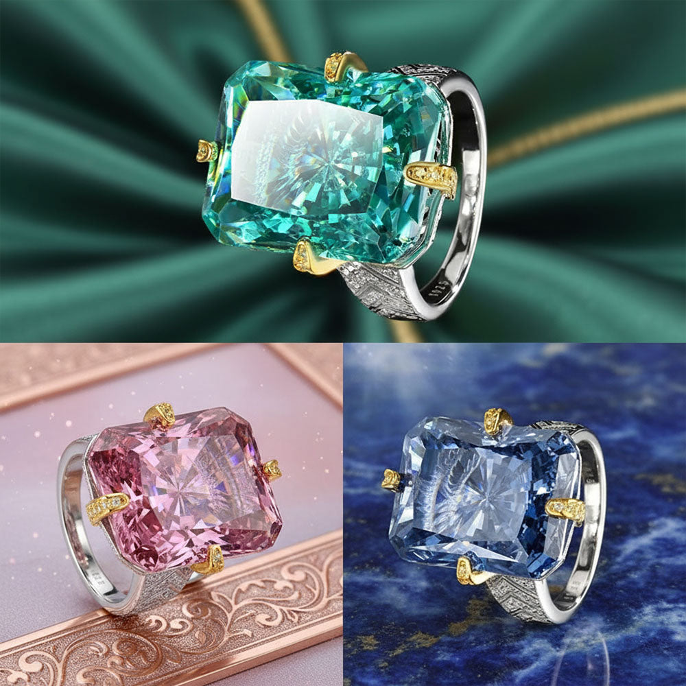 925 Sterling Silver Gemstone Ring