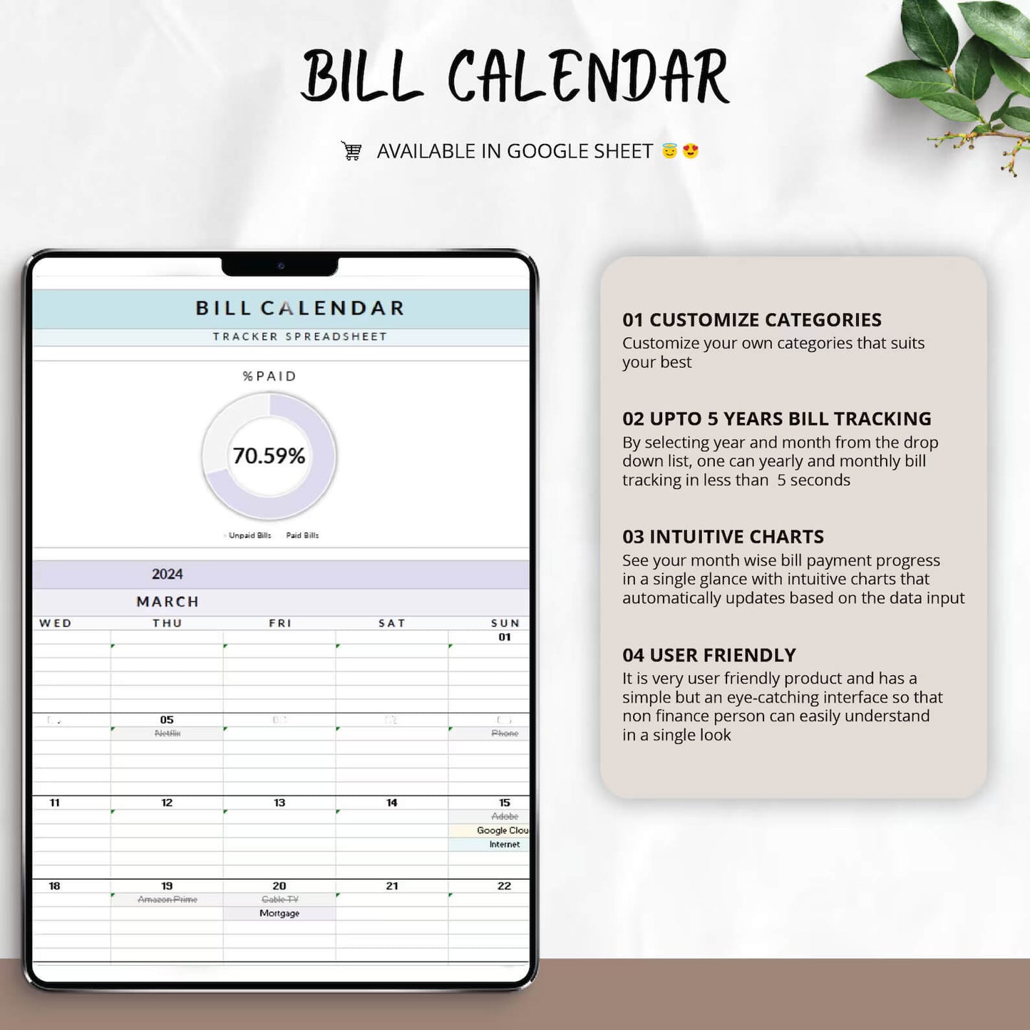 Family And Couple Annual Budget Spreadsheet