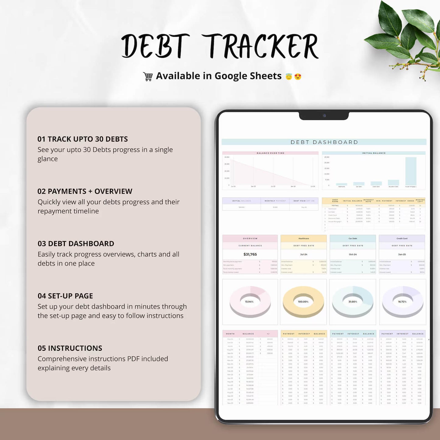 Family And Couple Annual Budget Spreadsheet