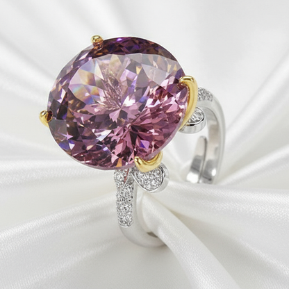 Luxury Adjustable Crystal Ring