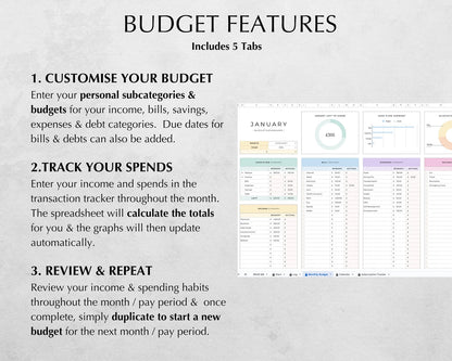 Ultimate Monthly Budget Spreadsheet